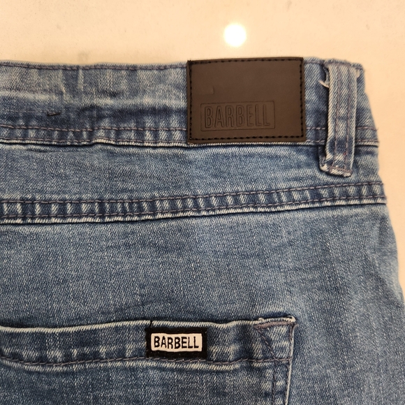 Vintage Barbell Apparel Jeans Mens 36x32 Blue Bootcut Athletic Fit Medium Wash - Picture 5 of 14